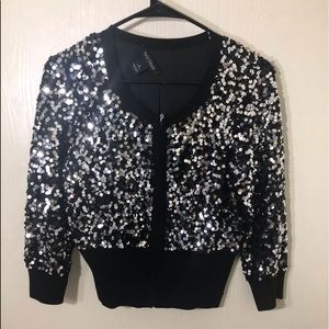 Sequin cardigan